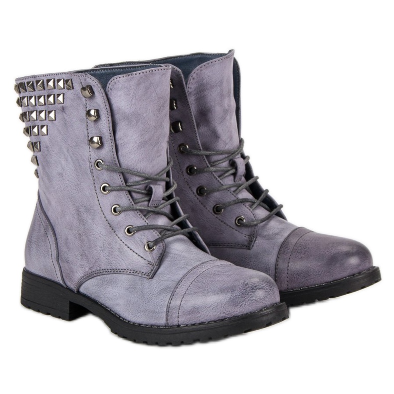 Kayla Lace-up Workers blue 1