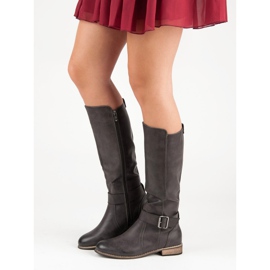 Classic riding boots grey 2