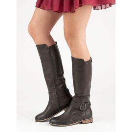 Classic riding boots grey 1