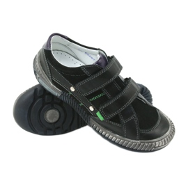 Boys' shoes Bartek 55287 black grey green 3