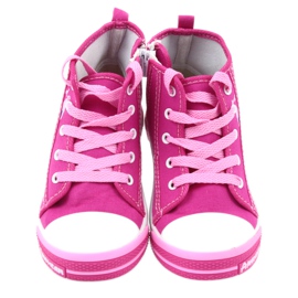 American Club Pink sneakers with a zipper American TEN13 blue 4