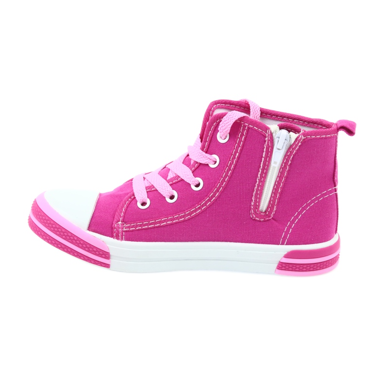 American Club Pink sneakers with a zipper American TEN13 blue 2