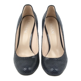 Sagan 2600 navy blue pumps 4