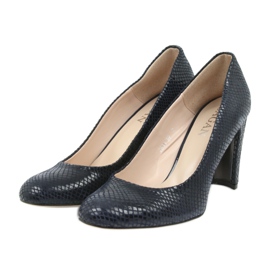 Sagan 2600 navy blue pumps 3