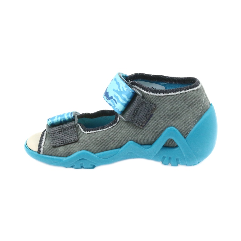 Befado children's shoes sandals with a leather insert 350P062 blue grey 2 Befado children's shoes sandals with a leather insert 350P062 blue grey 2
