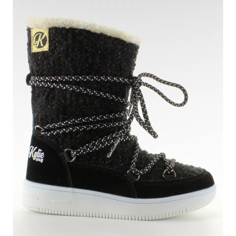 Children's eskimoski k1646102 Negro snow boots black 1 Children's eskimoski k1646102 Negro snow boots black 1