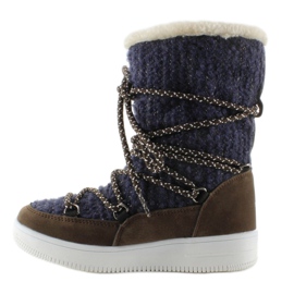 Children's eskimoski k1646102 Marino snow boots navy blue 1