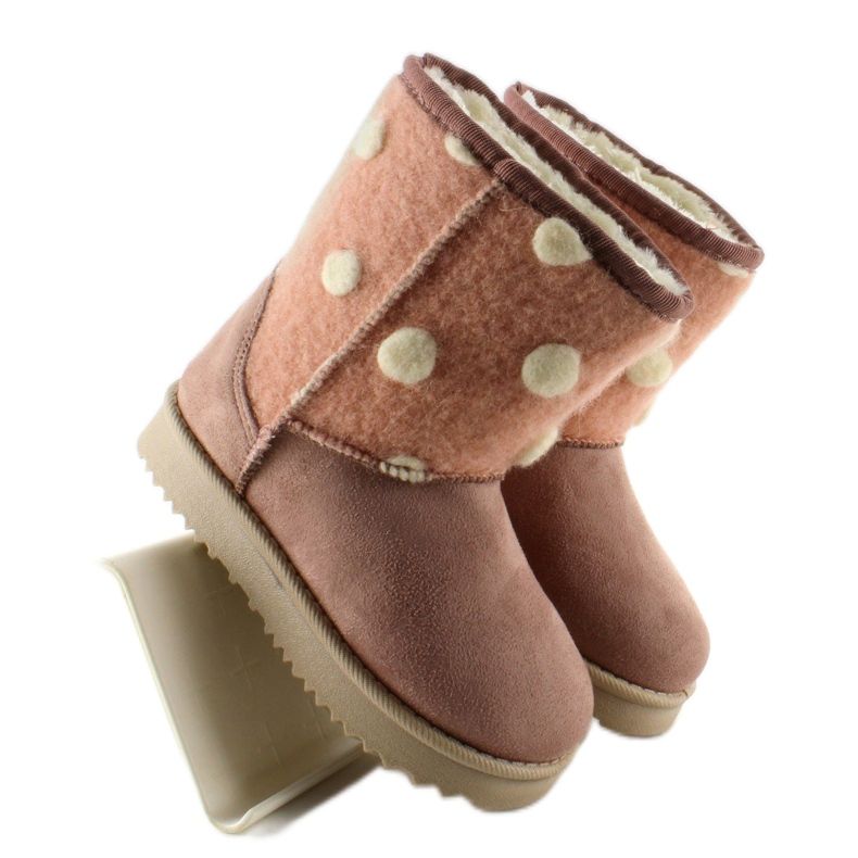 Children's emuses with felt uppers k1647405 Rosa 1