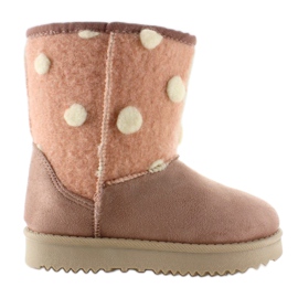 Children's emuses with felt uppers k1647405 Rosa 2