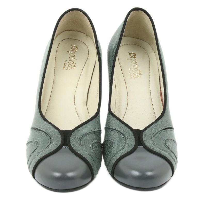 Espinto classic women's high heels 395 Tęg G1/2 Gray grey 4 Espinto classic women's high heels 395 Tęg G1/2 Gray grey 4
