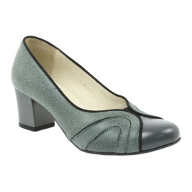 Espinto classic women's high heels 395 Tęg G1/2 Gray grey 1