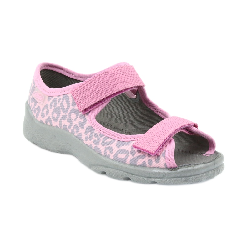 Befado children's shoes sandals slippers 969x092 pink grey 1 Befado children's shoes sandals slippers 969x092 pink grey 1