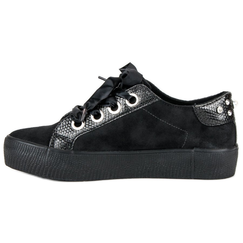 Bestelle Tied Sports Shoes black 1 Bestelle Tied Sports Shoes black 1