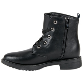 Classic Lace Up Boots black 1