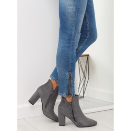 Gray high-heeled boots 6900 Gray grey 2