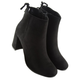 Black high-heeled boots 7357-GA Black 1