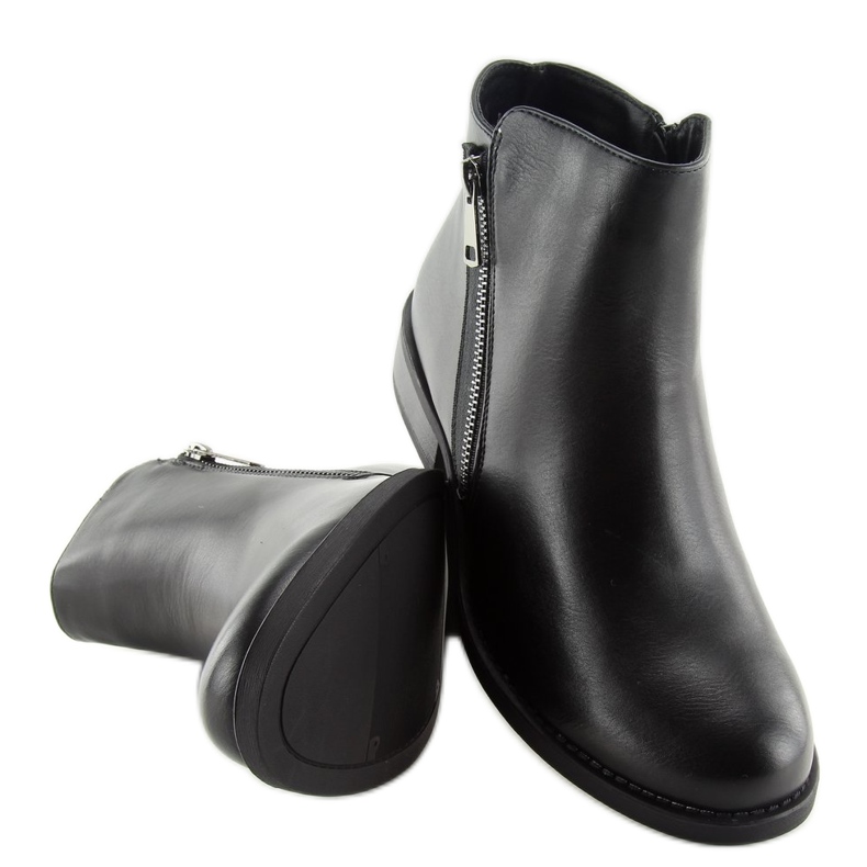 Black Chelsea boots for women 7352-PA Black 1 Black Chelsea boots for women 7352-PA Black 1