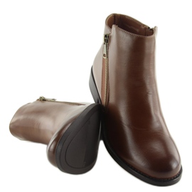 Brown Chelsea boots for women 7352-PA Camel 1