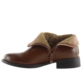 Brown Chelsea boots for women 7352-PA Camel 2