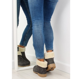 Gray ZY9210 Gray thickly insulated boots grey 2