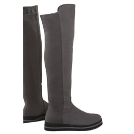 Gray Over-boots for women A-177 gray grey 2