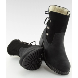 Black Boots insulated with lamb black NC726 Black 2