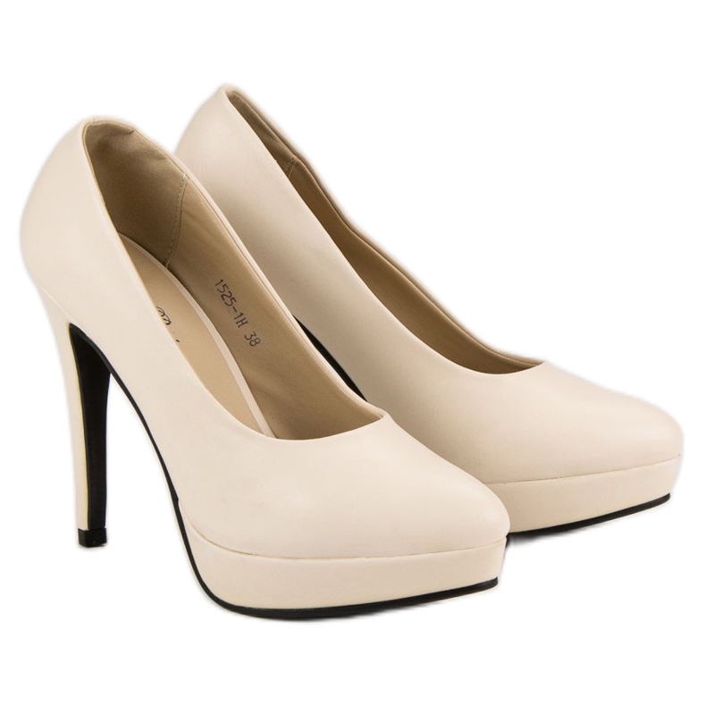 J. Star Sexy high heels on the platform brown 1