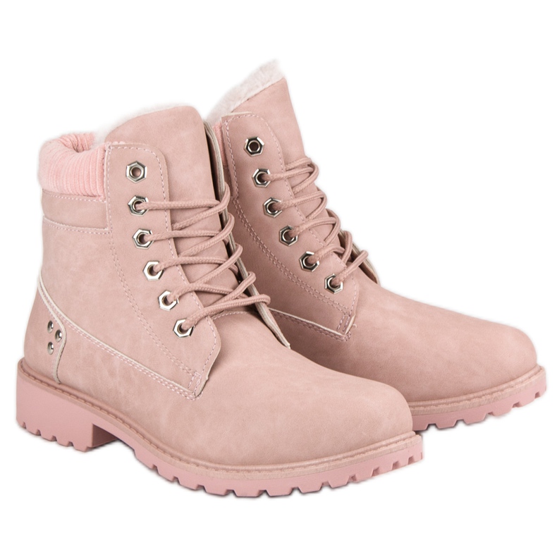 Pink insulated boots 1