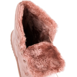 Forever Folie Warm suede shoes pink 1