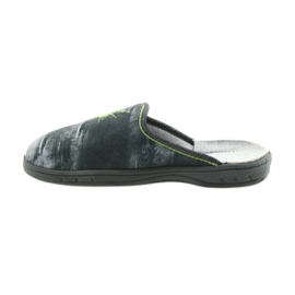 Befado children's shoes slippers 707Y395 blue grey green 2 Befado children's shoes slippers 707Y395 blue grey green 2