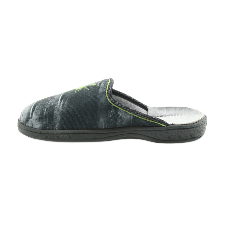 Befado children's shoes slippers 707Y395 blue grey green 2