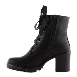 Black high-heeled workers B2889-KB Black 1