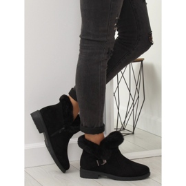 Black Women's black boots SJ1821-1 Black 1