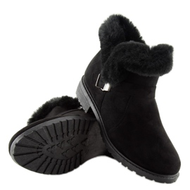 Black Women's black boots SJ1821-1 Black 2