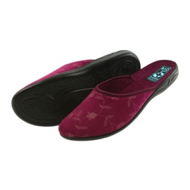 Adanex 18115 velor slippers red multicolored 3