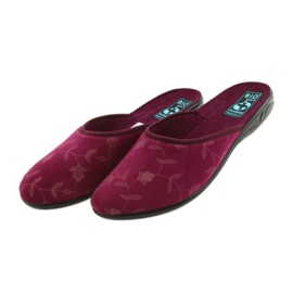 Adanex 18115 velor slippers red multicolored 2