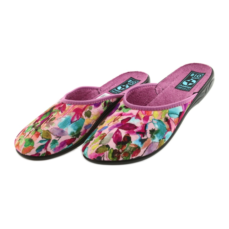 Slippers velor Adanex 23439 multicolored 3