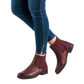 Seastar Elegant Booties Jodhpur boots red 2