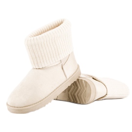 Suede snow boots brown 2