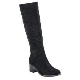 Super Mode Comfortable Black Boots 1