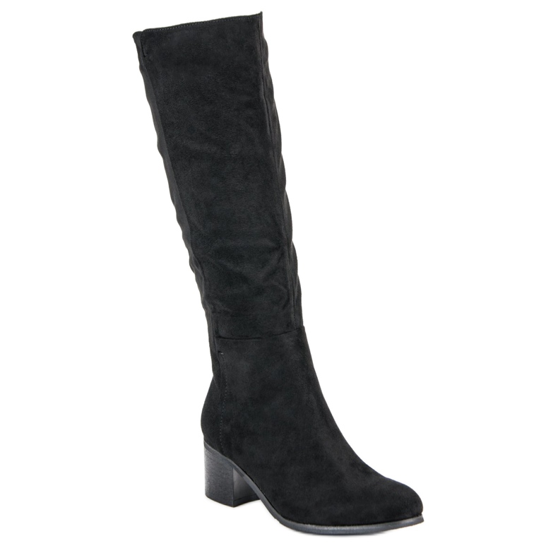 Super Mode Comfortable Black Boots 1