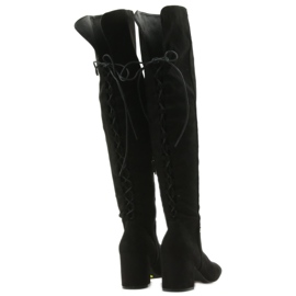 Black Heel boots Black Big Star 274517 3