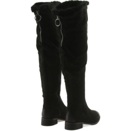 M.Daszyński Boots with can black 1602 3