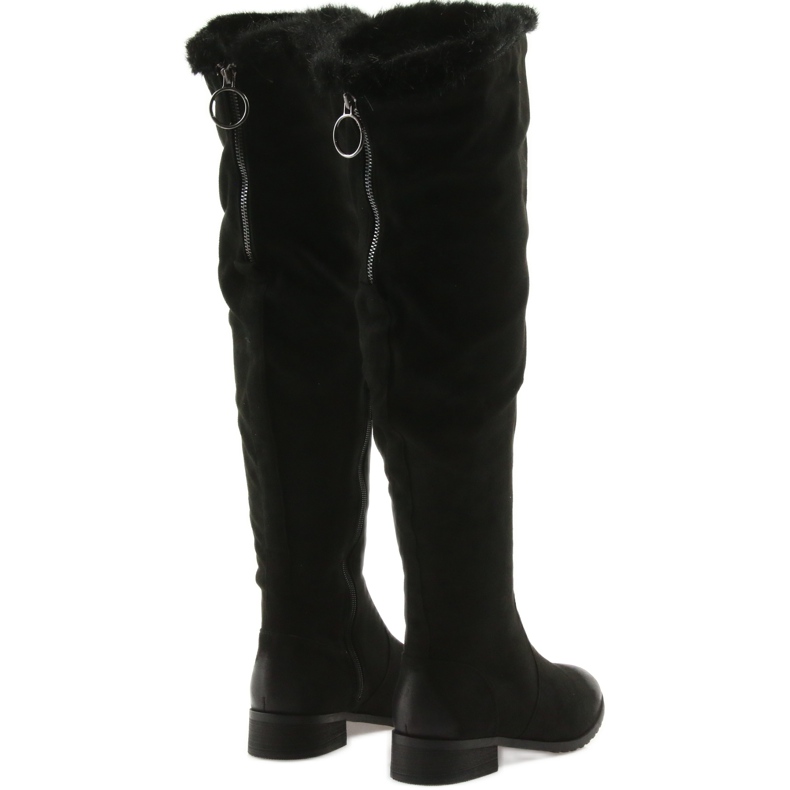 M.Daszyński Boots with can black 1602 3