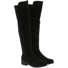 Black boots with a sock Filippo 3