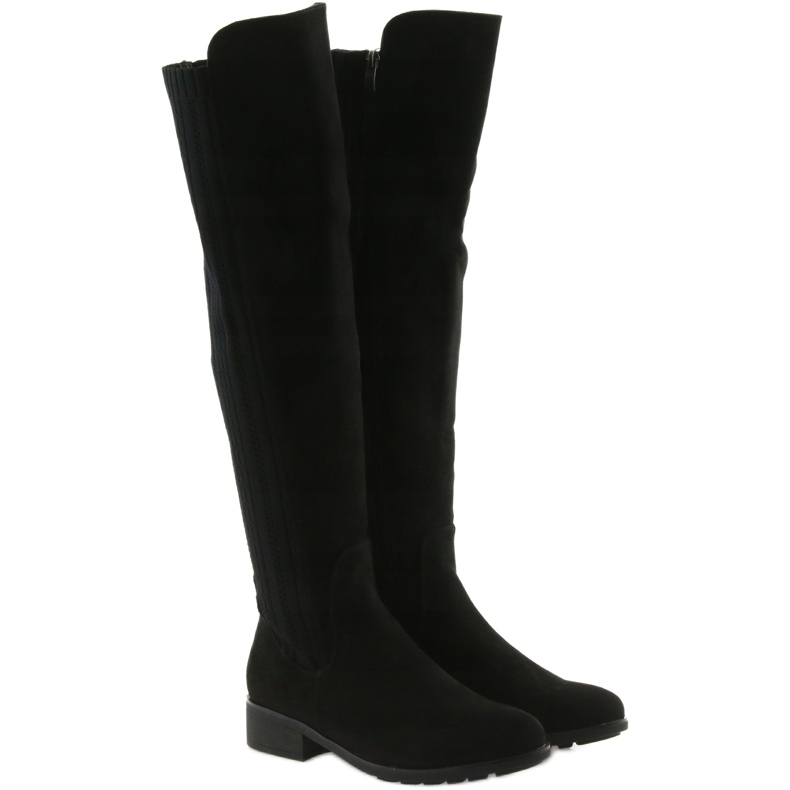Black boots with a sock Filippo 3