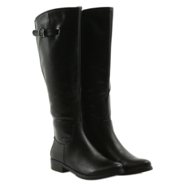 M.Daszyński Boots Officers Daszyński SA131 black 4