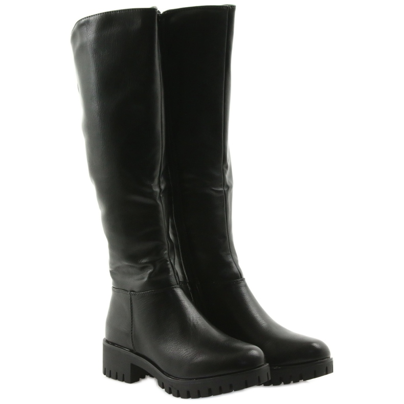 M.Daszyński Boots with a thick bottom Daszyński MR1813 black 4