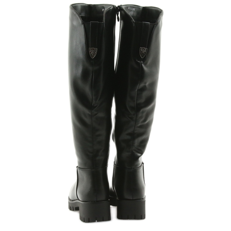 M.Daszyński Boots with a thick bottom Daszyński MR1813 black 3