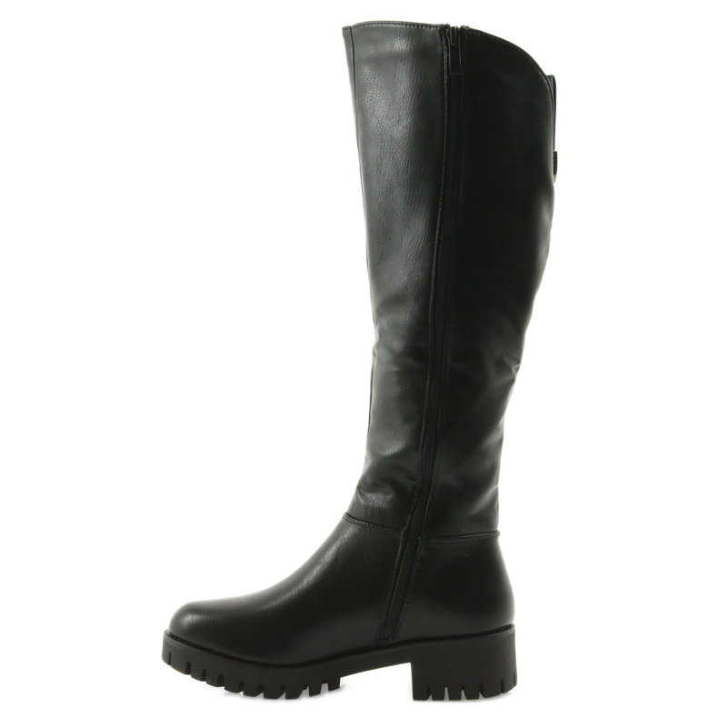 M.Daszyński Boots with a thick bottom Daszyński MR1813 black 2